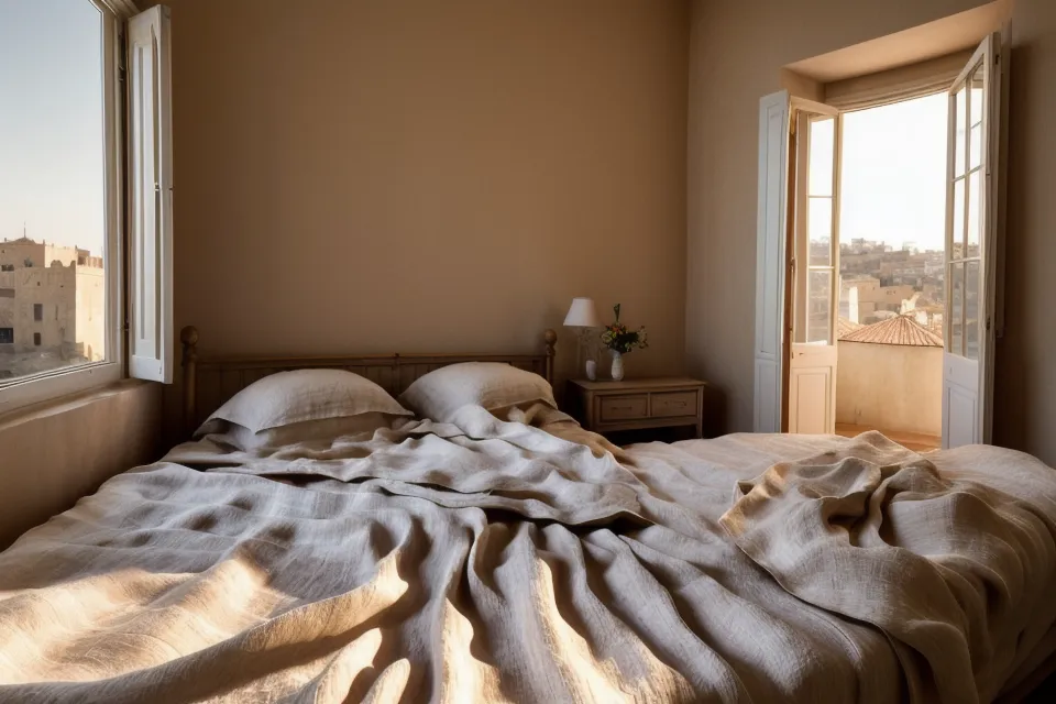 Robe légère posée sur le lit, symbole du jour où s'habiller pour soi est redevenu naturel après la rupture